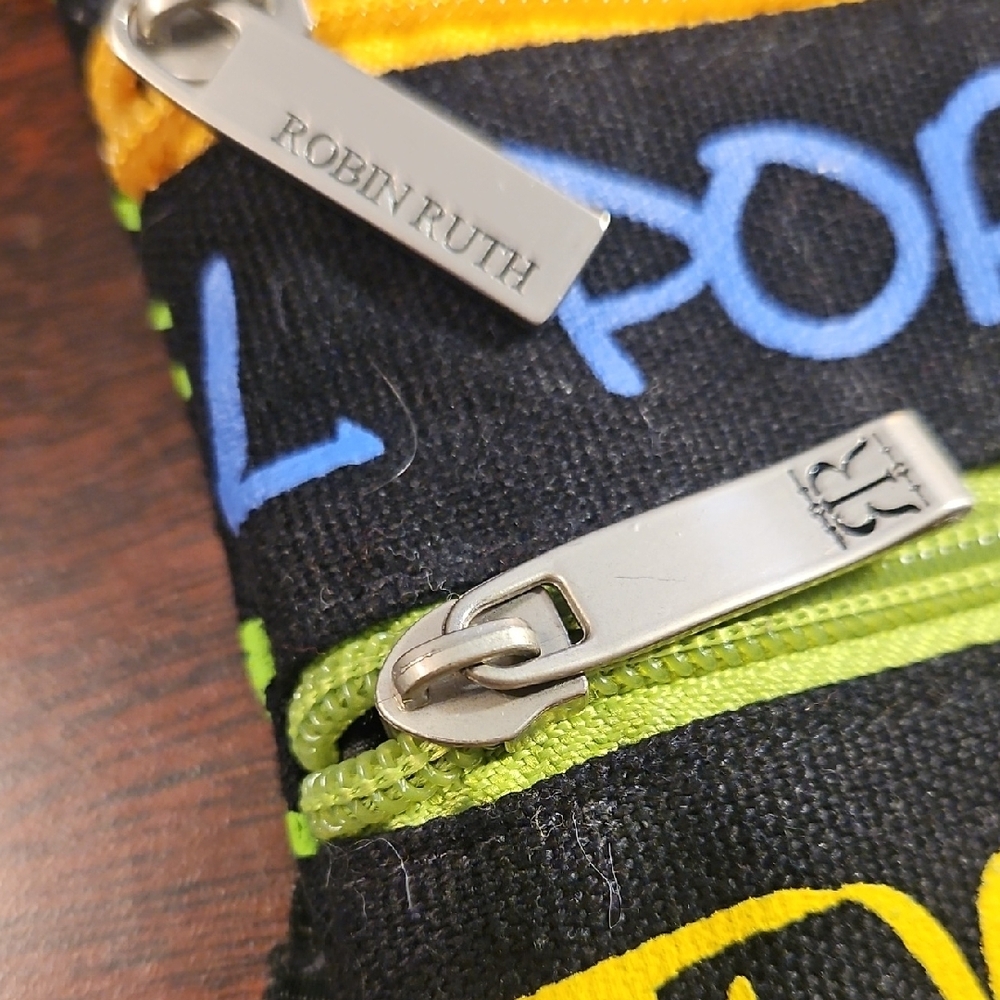 Robin Ruth Multicolor Text Crossbody Bag - Picture 2 of 3